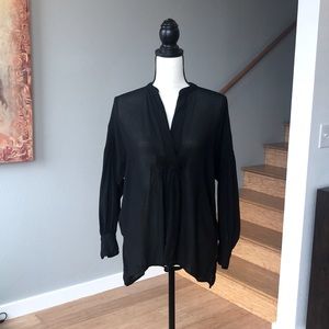 Tina + Jo Black Poet Shirt